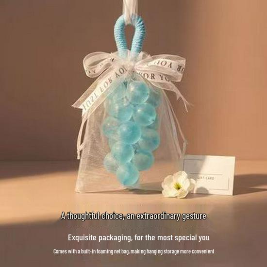Pearlescent Grape Handmade Soap - Long-lasting Fragrance, Essential Oil Crystal Soap, Face Wash & Souvenir