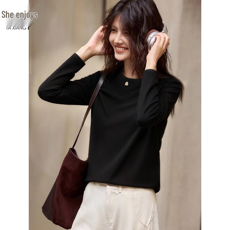 Women s Slim Fit Long Sleeve Base T-Shirt L