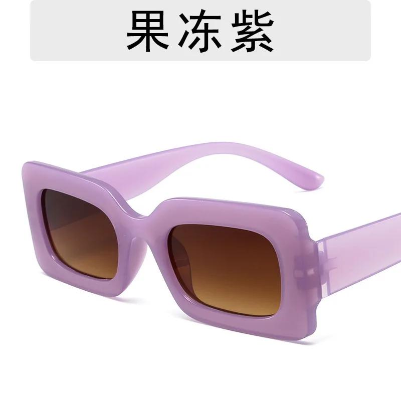 Men Vintage Rectangle Frame Sunglasses Fashion Retro Sun Glasses Luxury Brand Design UV400 Shades Eyewear Women Goggles