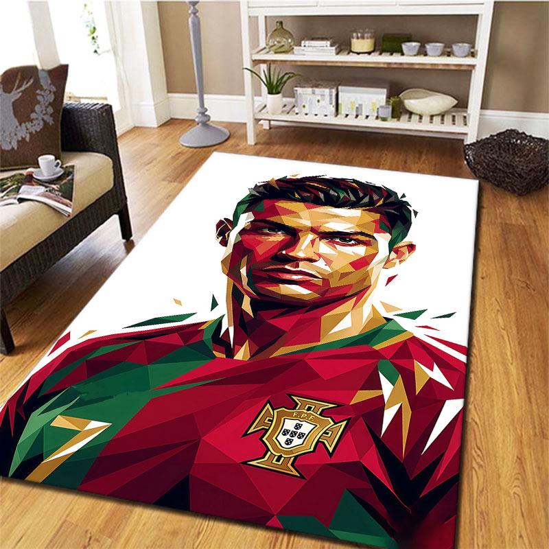 CR7 Cristiano Ronaldo Carpet Rug for Living Room Bedroom Home Sofa Decoration,Kids Play Non-slip Floor Mat