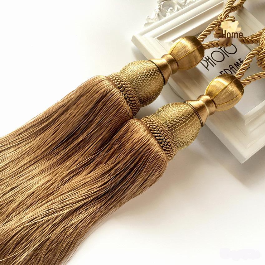 Luxury Gold Wire Tennis Ball Curtain Tieback