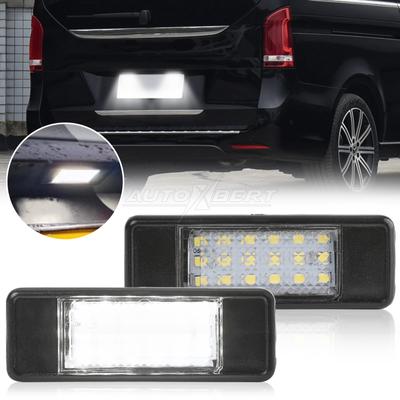 2X LED Aizmugurējā Numura Zīmes Apgaismojums priekš Benz Vito Viano W639 2003-2014 Sprinter W906 2006-2018 Numura Zīmes Apgaismojums Ksenona Balts CANBUS