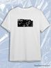 TeeSensation White Crew Neck Short Sleeve T-Shirt with Deftones Band Members B&W Group Photo Print