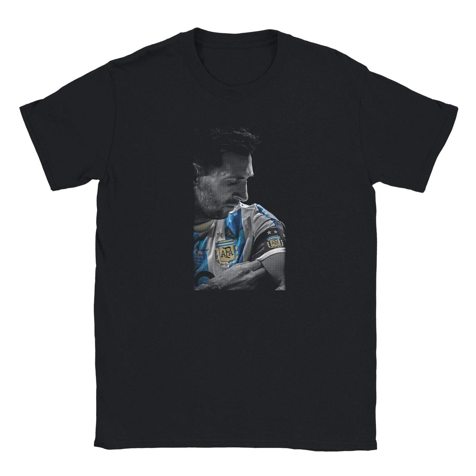 

MESSI Unisex T-Shirt - Soft Cotton Graphic Tee | Perfect Football Fan Gift | Cus 3XL