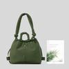 Casual Nylon Purses and Handbags Quilted Women Shoulder Bag Cotton Padded Backpack Drawstring Tote Bags for Women Shopper Clutch
