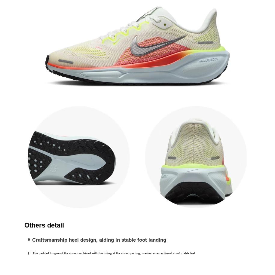 Nike Air Zoom Pegasus 41 GS Summit White Crimson Buty Sportowe Dziecięce Kremowy Jaskrawoczerwony Lodowoniebieski FN5041-100