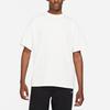 Nike Solo Swoosh Logo Print Rundhals T-Shirt Herren Oberteile Weiß CV0559-121
