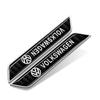 2PCS Car Metal Badge Body Side Door Sticker Valve Caps For VW Volkswagen Passat Golf Touareg Polo Jetta CC MK5 CSAH-Q63