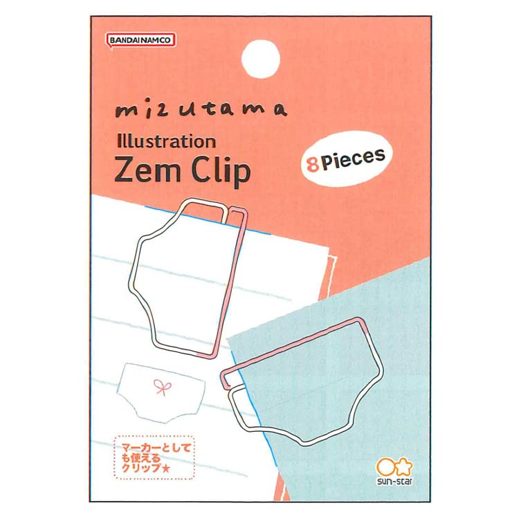 Sunstar Stationery Mizutama Ilustrační papír S2837420 Klip, Klip, Kalhoty,