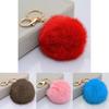 Charmantes Weiches Niedliches Kaninchenfell Pompom Schlüsselanhänger Für Handys Und Handtaschen