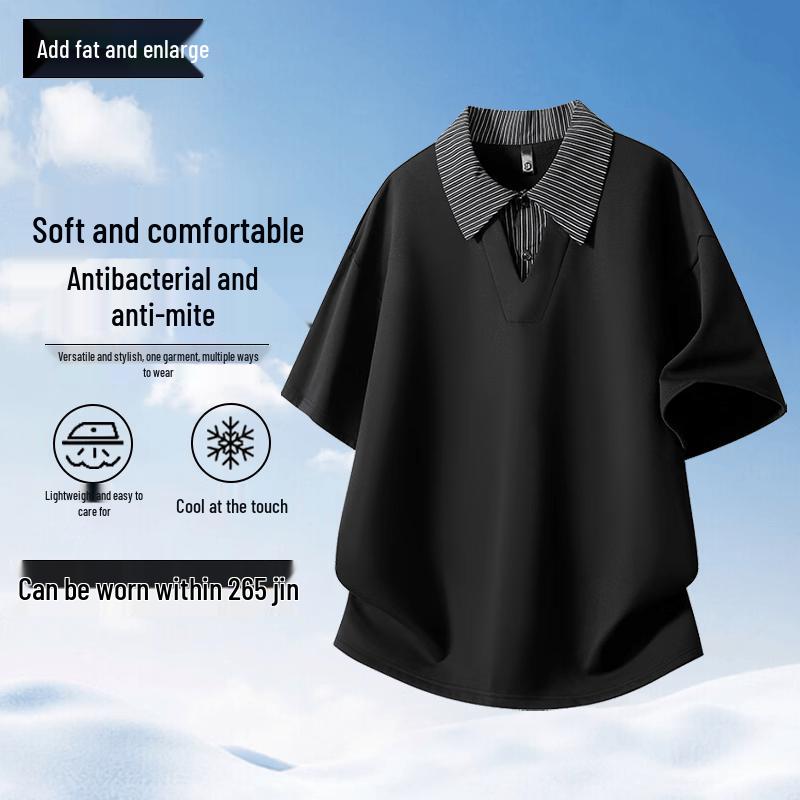 Men s Plus Size Short Sleeve Polo Shirt XL
