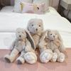 Niedliches Lop-Kaninchen-Plüschtier, weich ausgestopftes Häschen mit langen Ohren, Puppe, lustiger Schlafgefährte des Babys, zarte Heimdekoration, Kindergeschenke
