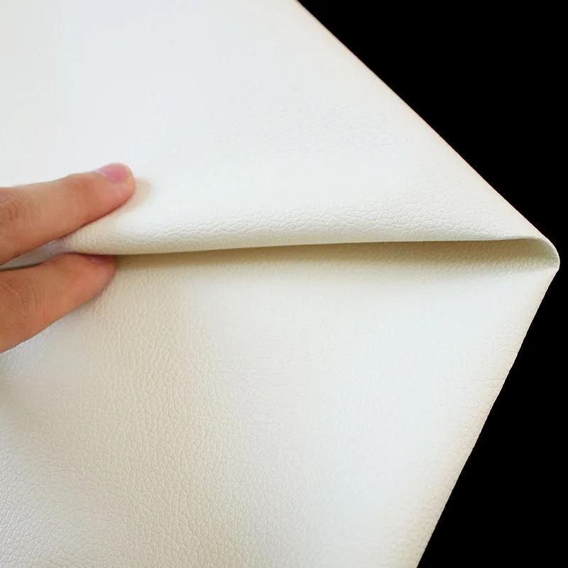 100x140cm Litchi PU Leatherette Faux Synthetic Leather Fabric for Sewing Bow Bag Brooches Sofa Car DIY Handwork Material Sheets