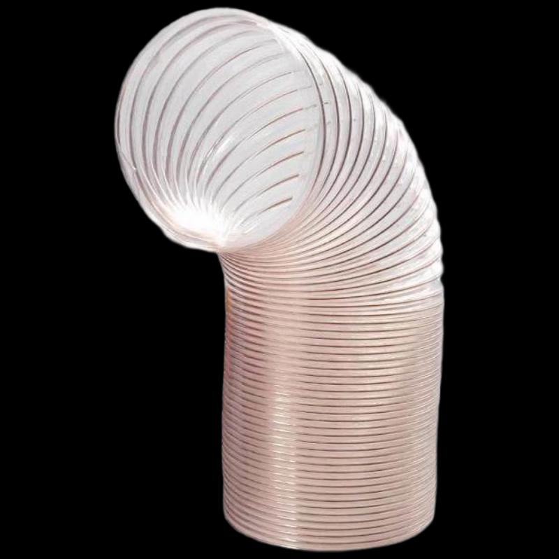 Transparent PU Woodworking Dust Collection Hose