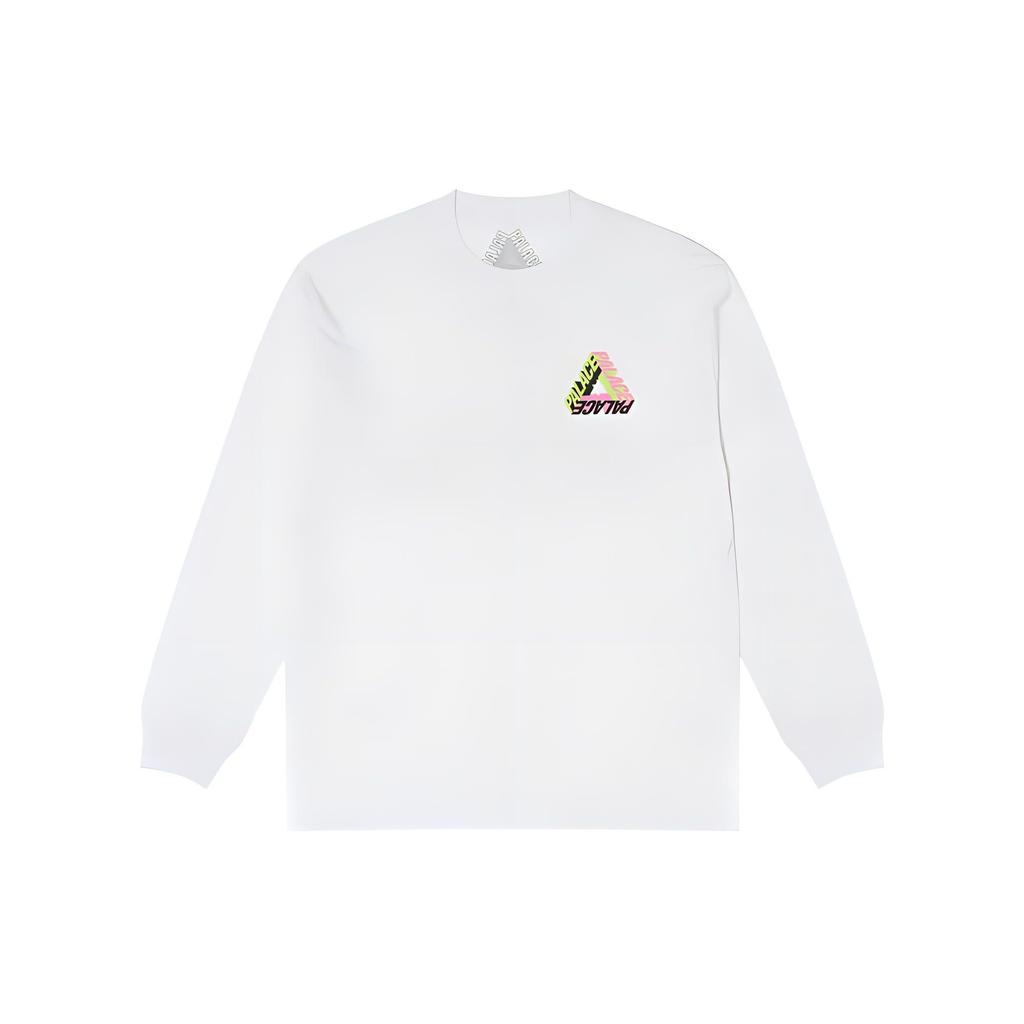 Palace P-3D Longsleeve White Unisex Tops P25LS017