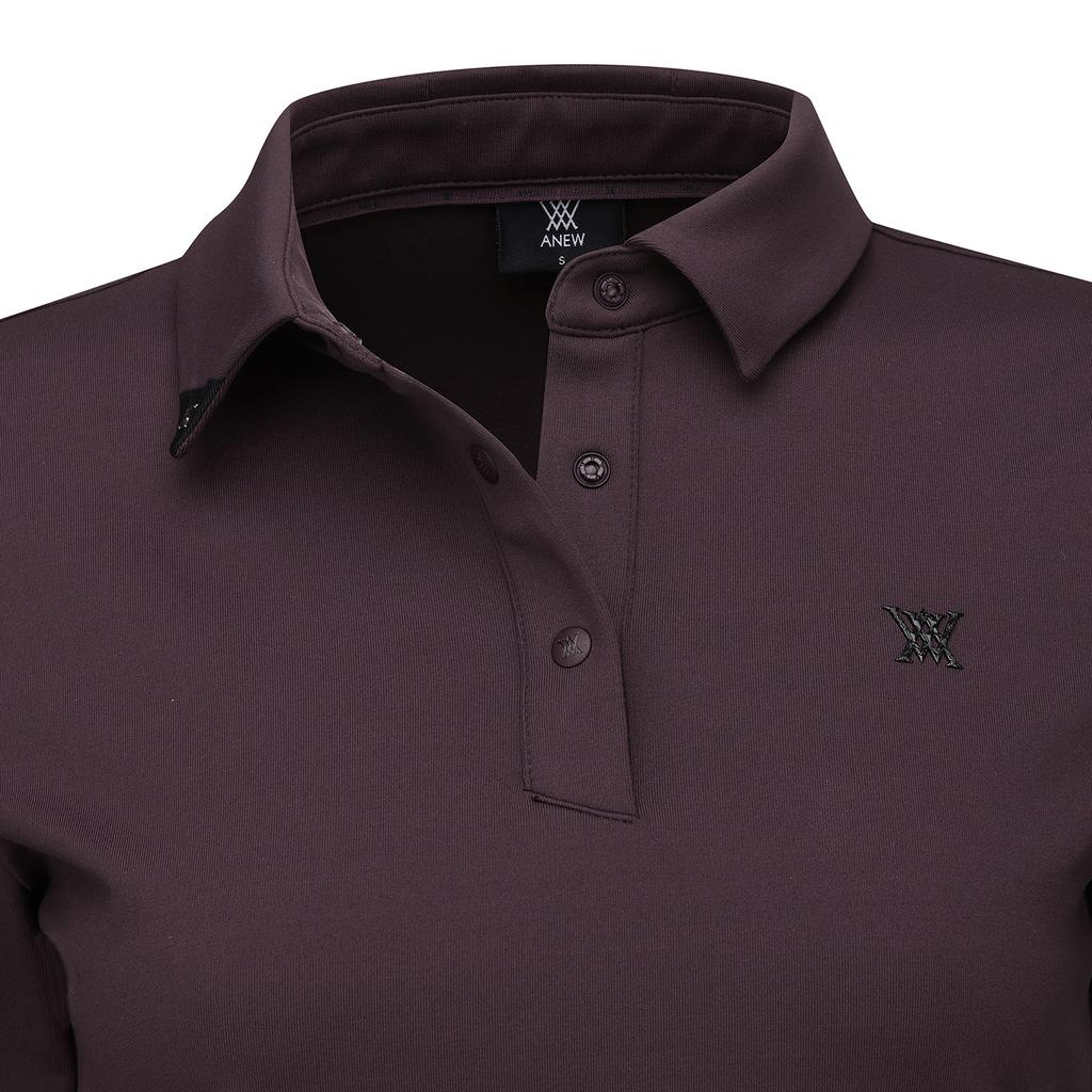 ANEW GOLF Women Fa Essential Long T-Shirts_Bu