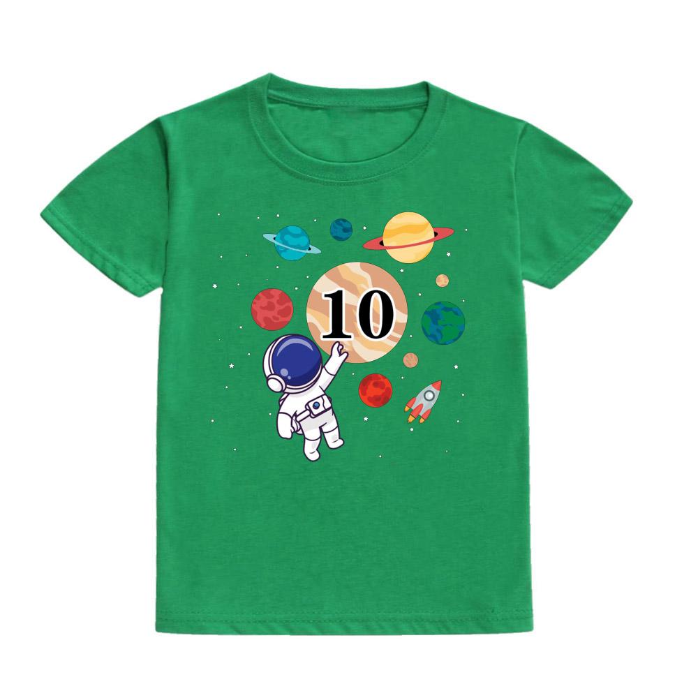 Băieți Fete 1-11 ani Haine ținută pentru ziua de naștere Cadou personalizat pentru copii Tricou pentru ziua de naștere Cămașă pentru copil mic Topuri pentru copii cu imprimeu astronaut