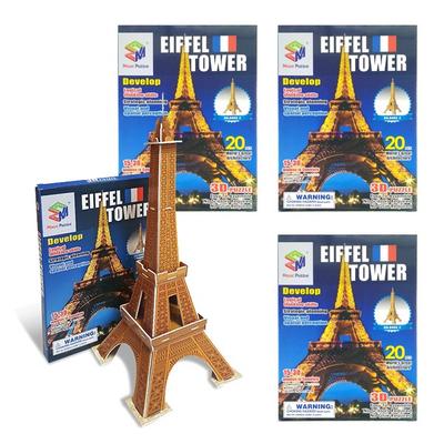 Magic Puzzle 3D Three Dimensional Puzzle Eiffel Tower Korea 3d Puzzle