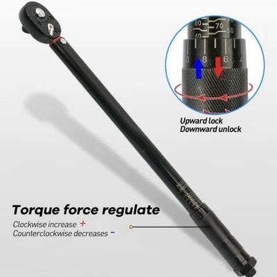 Durable 1/2'' 3/8'' 1/4'' Torque Wrench Multi-functional Adjustable Wrench Portable Repairing Tool Hand Tools