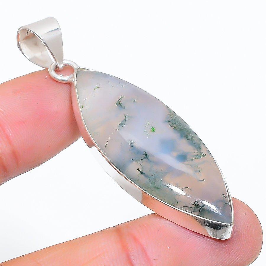 

Septerian Stone Gemstone Handmade 925 Sterling Silver Jewelry Pendant 2.29 SU-10906