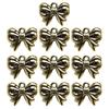 Pack of 10 Bowknot Jewelry Charm Bowknot Jewelry Pendant Jewelry Making Findings Acrylic Alloy Material Jewelry Parts