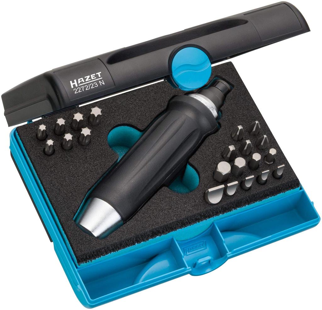 HAZET Hand Impact Wrench Set (17 Pieces) [Officially Imported from Japan]