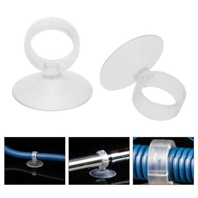 20PCS Set Durable Clear White Aquarium Suction Cup 2.2cm Tube Holder Water Pump Tube Holder 1.6cm Fish Tank Sucker Aquarium