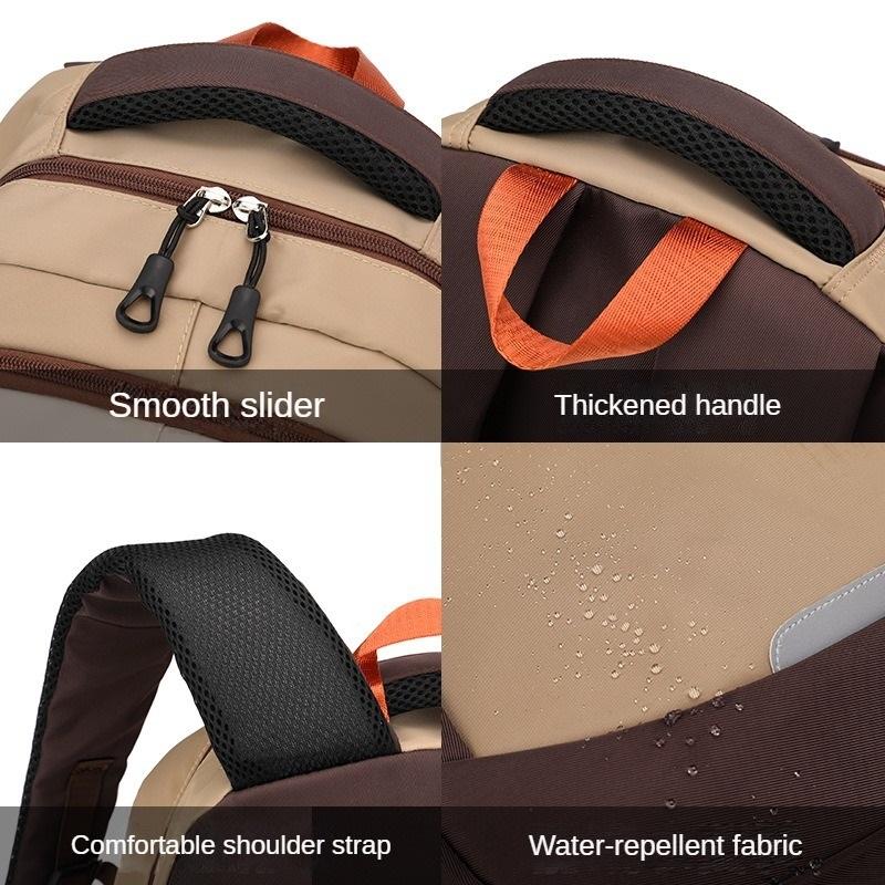 Junior High School Student Trolley Backpack Simple High Quality Ins Campus Rolling Backpack