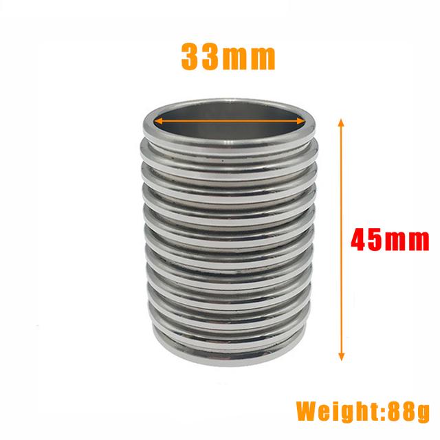 Metal Cock Ring Penis Bondage Lock Ball Scrotum Stretcher Delayed Ejaculation Time Extend Testicles Sex Toys for Men Gay 18