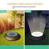 16EDs Solar Powered Under Ground Colorful Lamps Outdoor Waterproof Garden Landscape Lighting for Yard Deck Lawn Patio Pathway