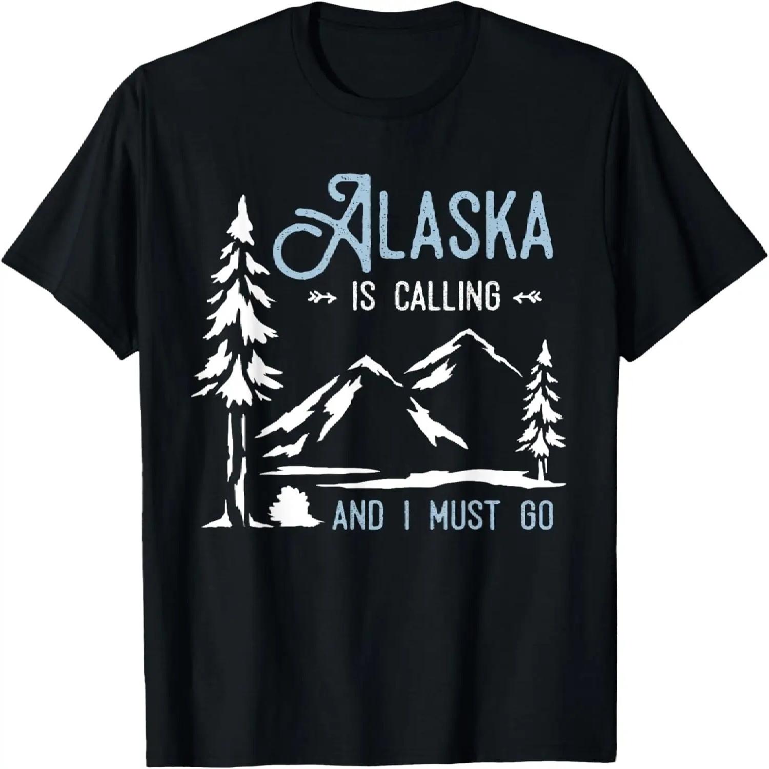 Походное приключение Аляска зовет, и я должен идти Футболка Аляска S