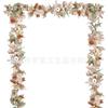 Harvest Wreath With Pumpkins Berries Vine Circle Halloween Thanksgiving Door Decor
