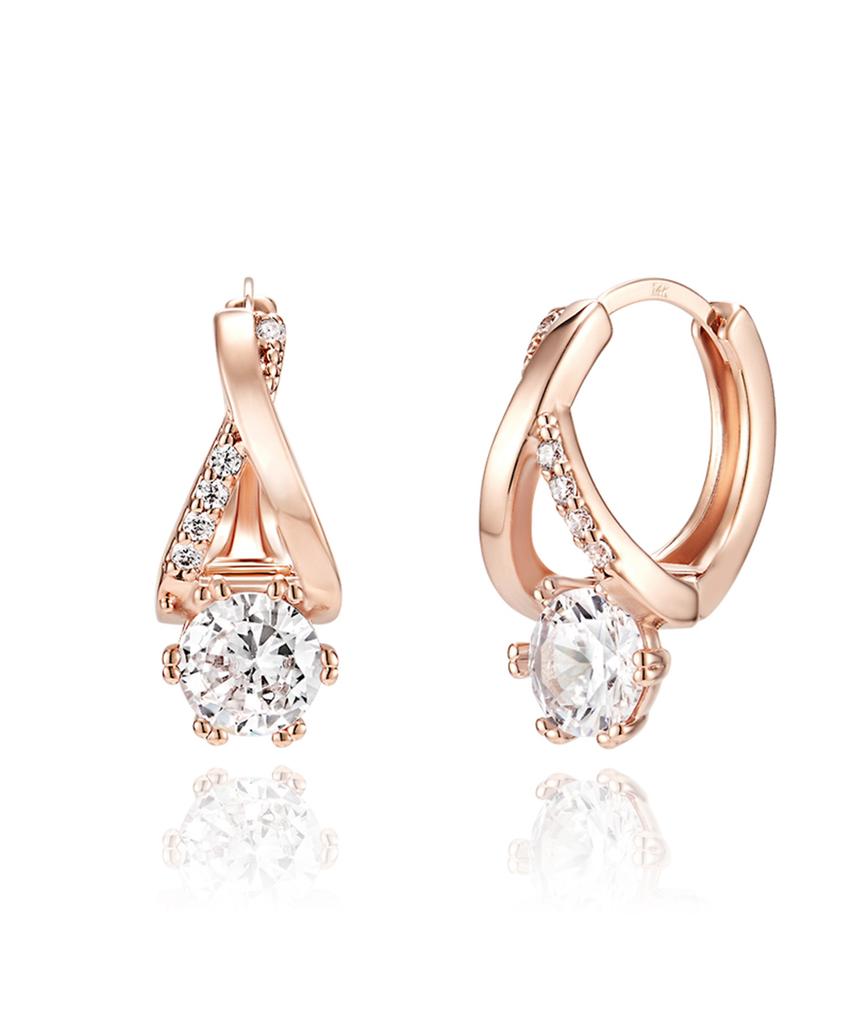 Ellejewelry 14K Gf Shine Earrings Elgpee461