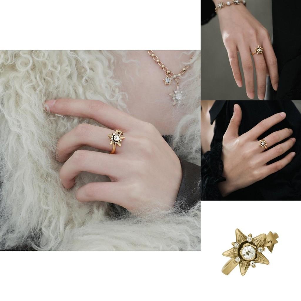 Stylish Retro Geometric Copper Ring For Women With Chic Vintage Design And Adjustable Size