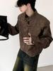 American Street Style PU Leather Stand Collar Baseball Jacket - Autumn Rapper Cool Casual & Versatile