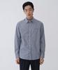 London Striped Poplin Shirt [White/Navy]