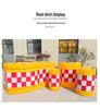 Red Plastic Double-Hole Anti-Collision Water-Filled Road Barrier for Construction and Maintenance Sites