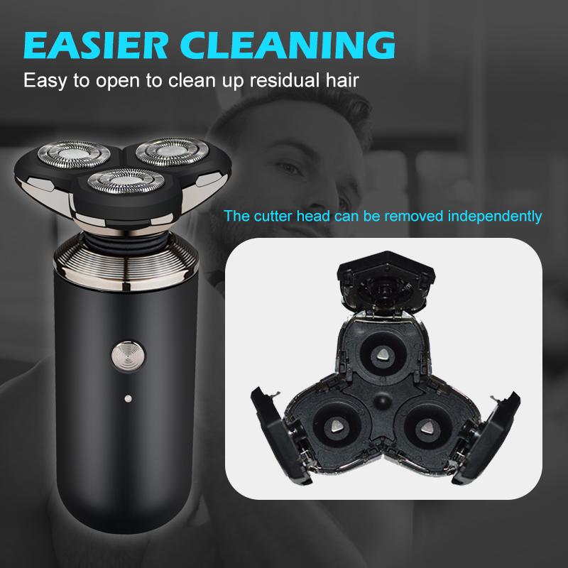 Shaver Enchen BlackStone 4D Electric Shaver Men Washable Type-C USB Rechargeable Shaving Beard Machine