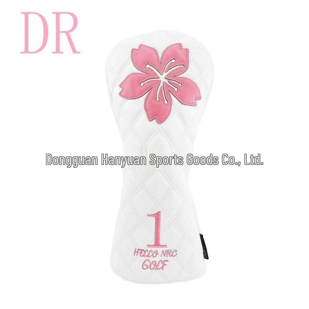Cherry Blossom Golf Club Headcovers Set: Wood & Iron Covers