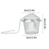 Stainless Steel Tea Strainer Mesh   Herbal Spice Filter Soup Infuser with Chain(S)