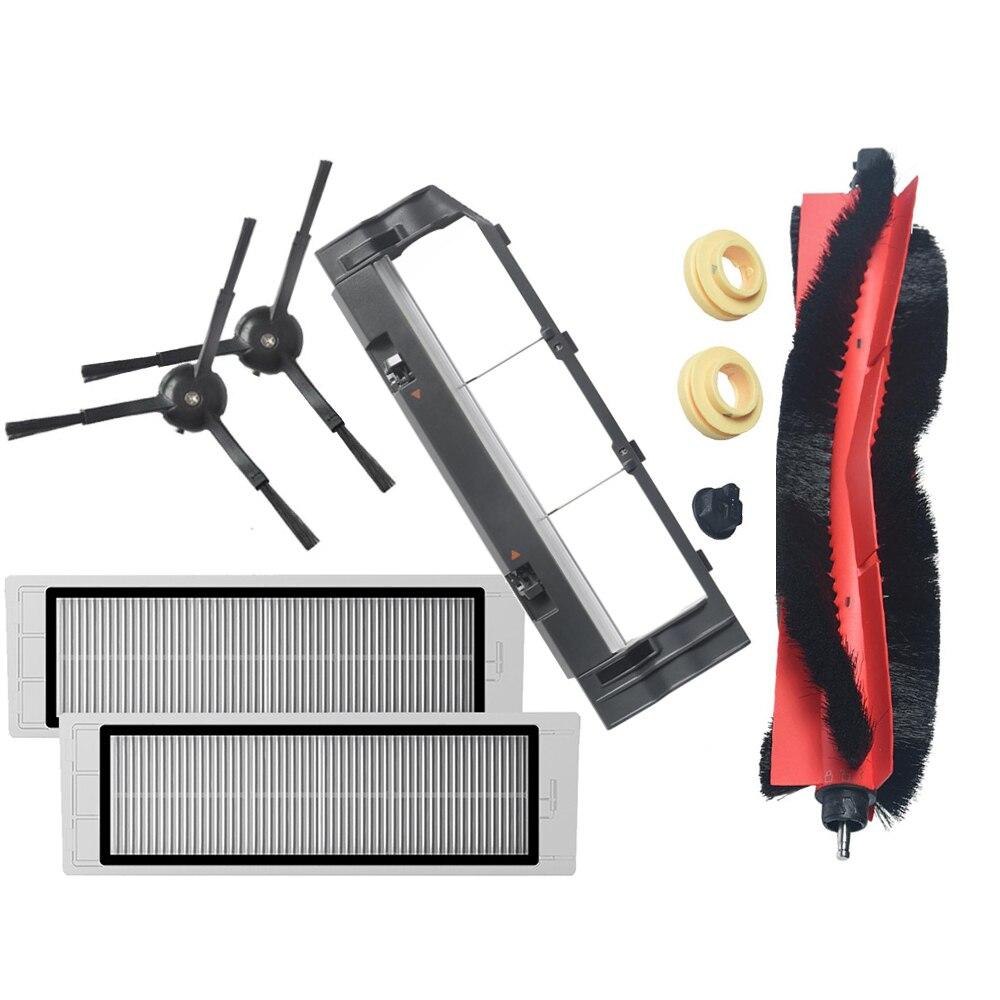 Hauptbürste Hepa-Filter Mopptuch Seitenbürste für Xiaomi Staubsauger 1. Roborock S50 S51 S55 E35 T60 T61 Roborock 2 Teile