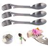 3Pcs Set Outdoor Multifunctional 5 in 1 Knife Spoon Fork Bottle Can Opener Utensil