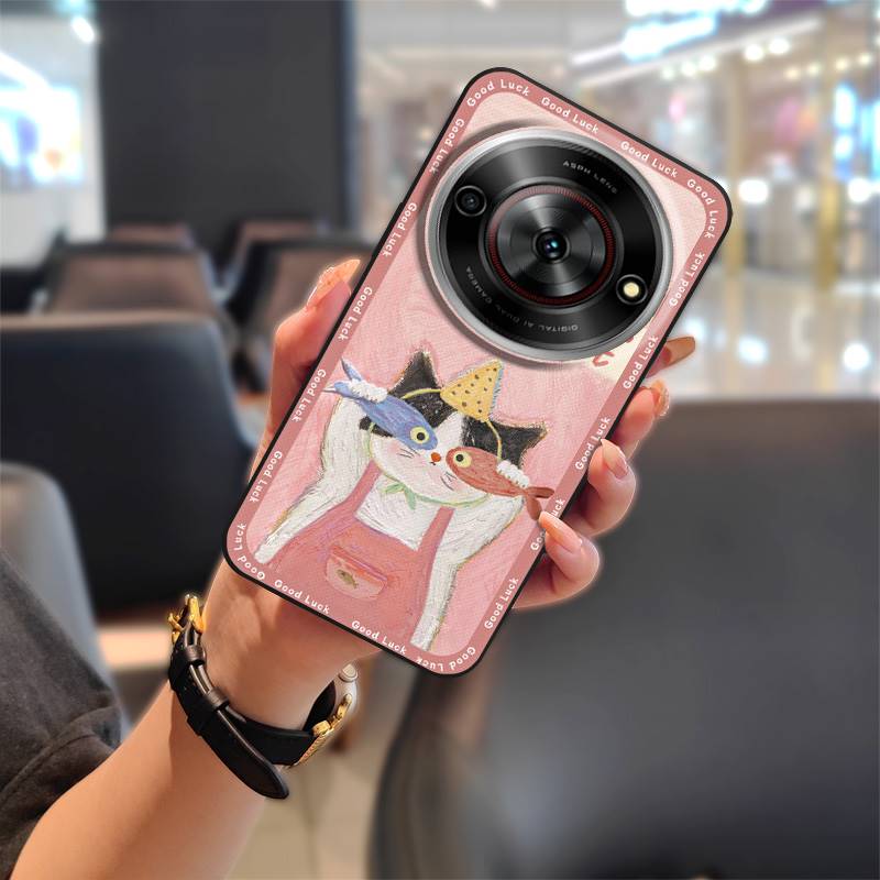 Cute Cartoon Phone Case For ZTE Blade A75 5G/Nubia Focus 5G/Calf 5G Soft case Durable Dirt-resistant Anti-dust Graffiti
