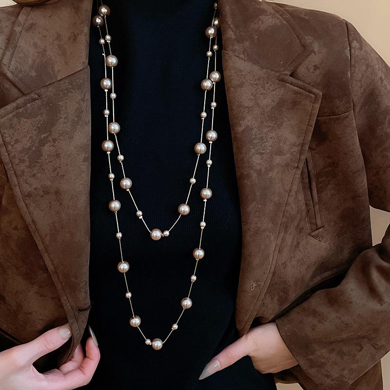 Collana con Perline per Clavicola Resort Bohemien - Accessorio di Moda di Lusso Leggero di Alta Gamma