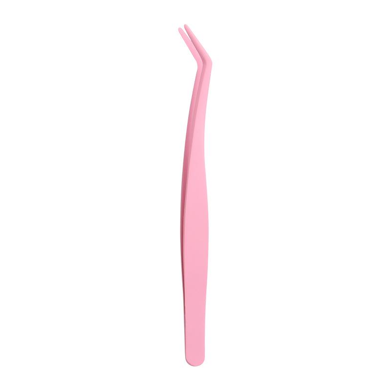Daily Special High Precision Non-Stick Gold Stainless Steel Eyelash Tweezers