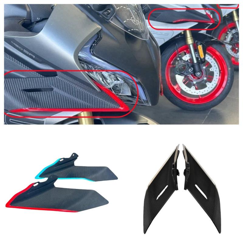 FOR CFMOTO 450SR 450SRS Moto Accessories Side Downforce Naked Spoilers Fixed Winglet Fairing Wings Deflectors Motorcycle Parts