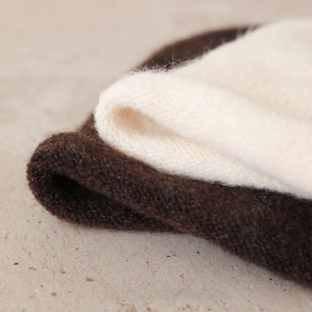 Stretchy Beanie Hats Warm Pullover Hat Kawaii Knitted Hat  Winter Autumn