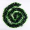 20/2M Christmas Tinsel Ribbons with Bows Xmas Tree Hanging Pendent Green Cane Ribbon Madder Garland Party Home Decor Ornaments