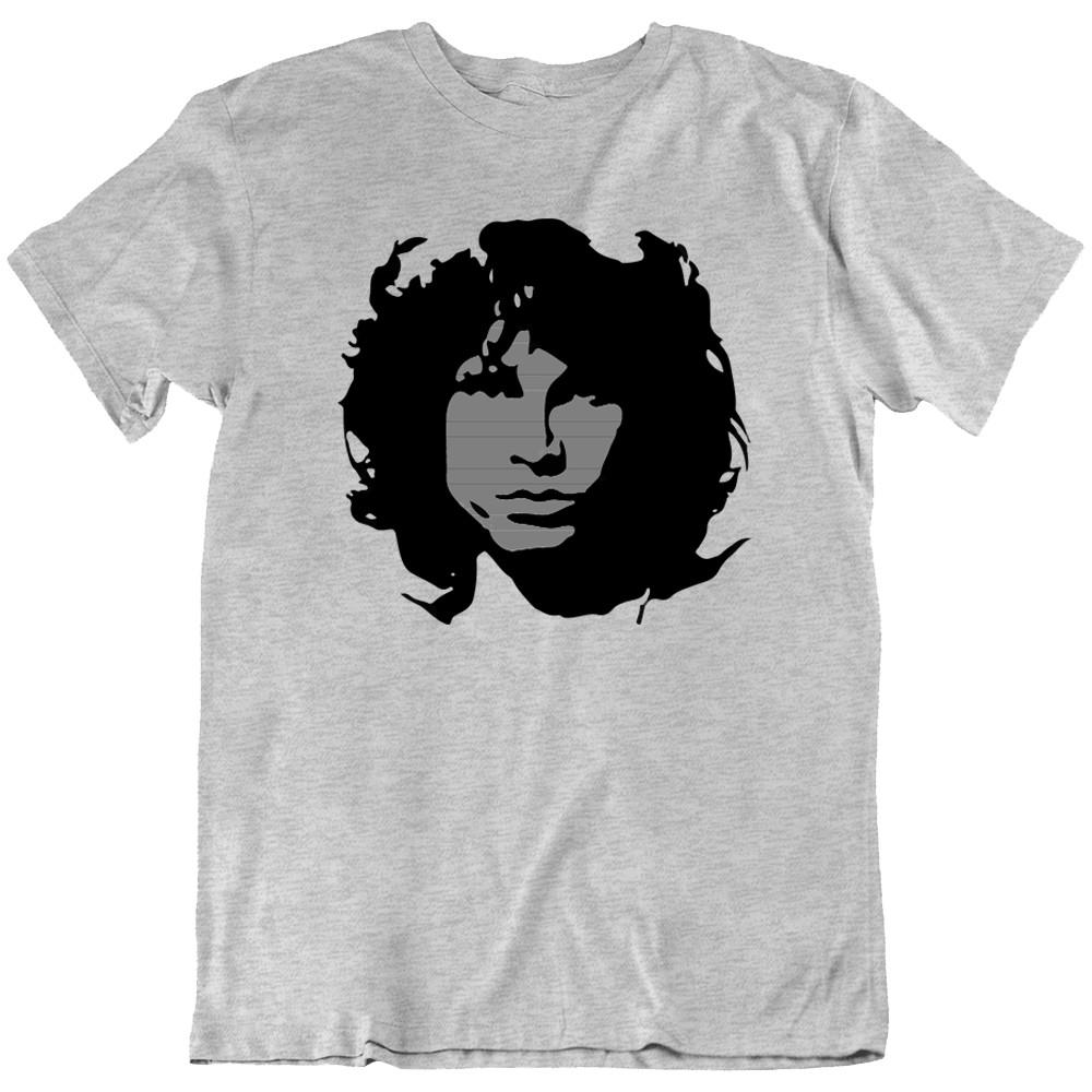 Джим Моррисон Рок-певец Музыкальная Футболка Футболка Подарок Новая M