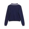 2024 Winter Women's Fashion: Versatile Lapel Long Sleeve Knitwear